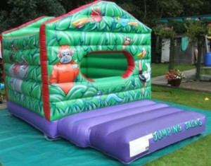 jungle bouncy castle